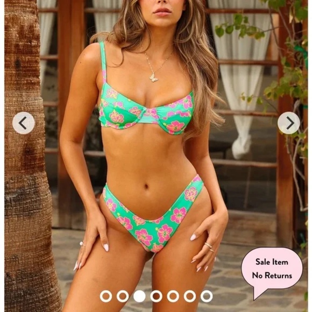 KULANI KINIS Melon Sorbet Bikini Set Size M